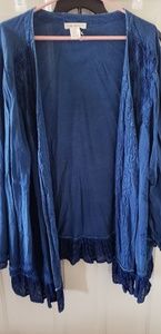 Plus Size 3x One World Cardigan with bell sleeves